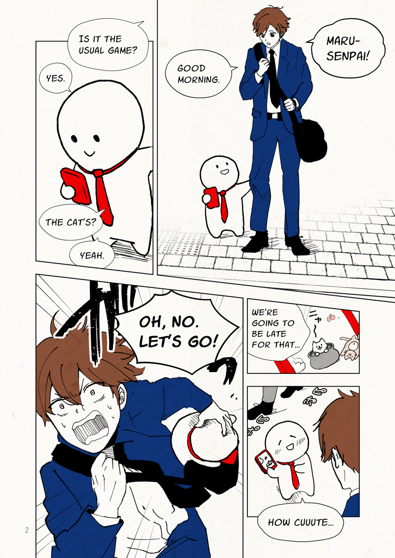 Maru-maru Kento Neko Tsushin (English ver.)_イラスト・漫画_illustration_manga