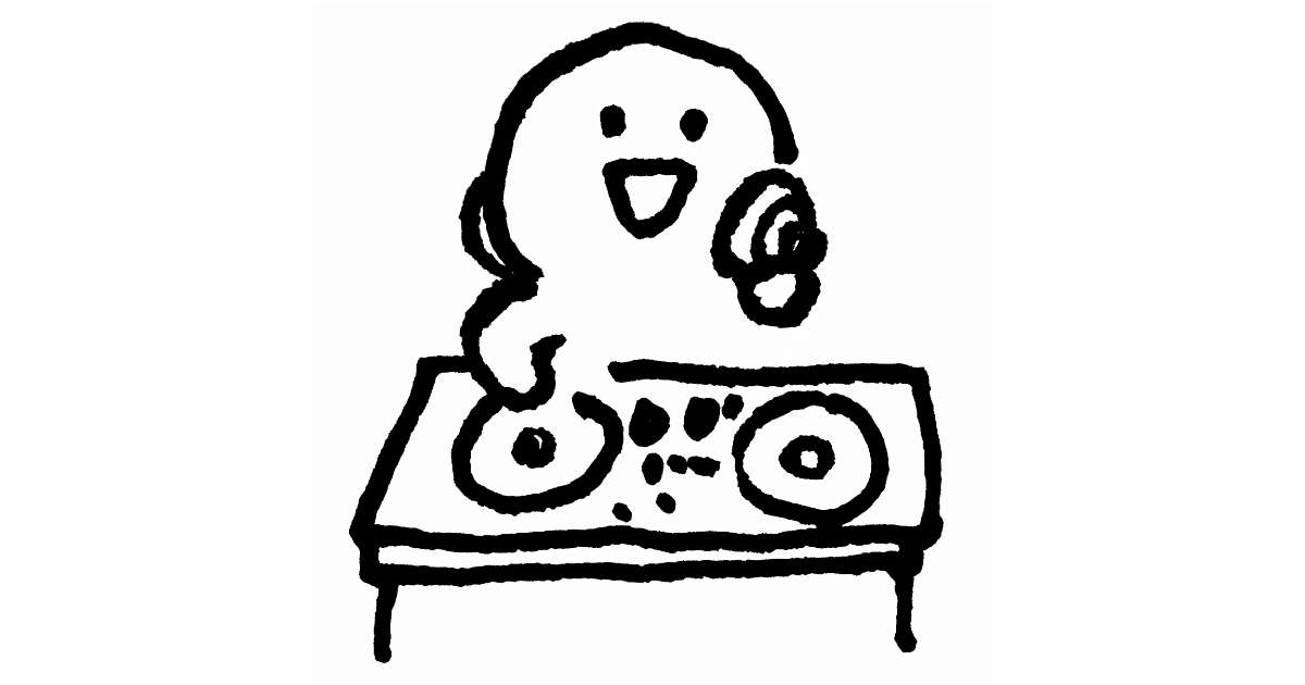 手書きのイラスト 人気DJ | 【てがきですの！β】かわいい・ゆるい無料イラスト