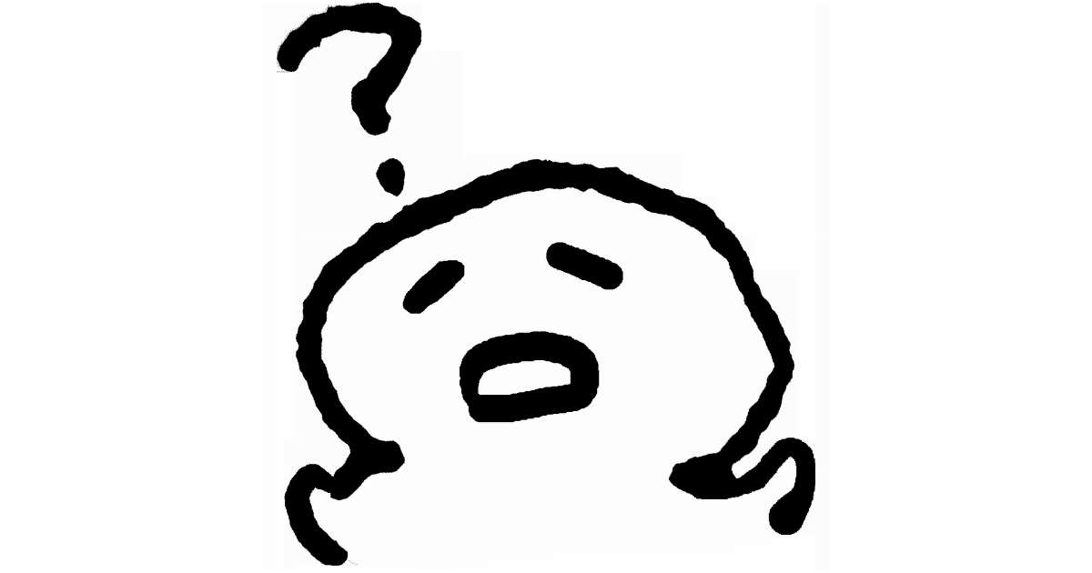はてな？J（限界）」のイラスト無料素材｜ゆるい・かわいい・商用可