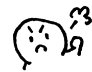 プンプン怒る Angryのイラスト