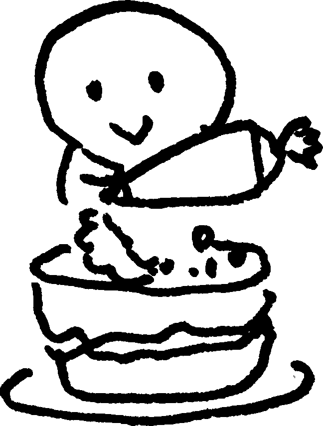 diet_ダイエット_太る ケーキ cakesのイラスト