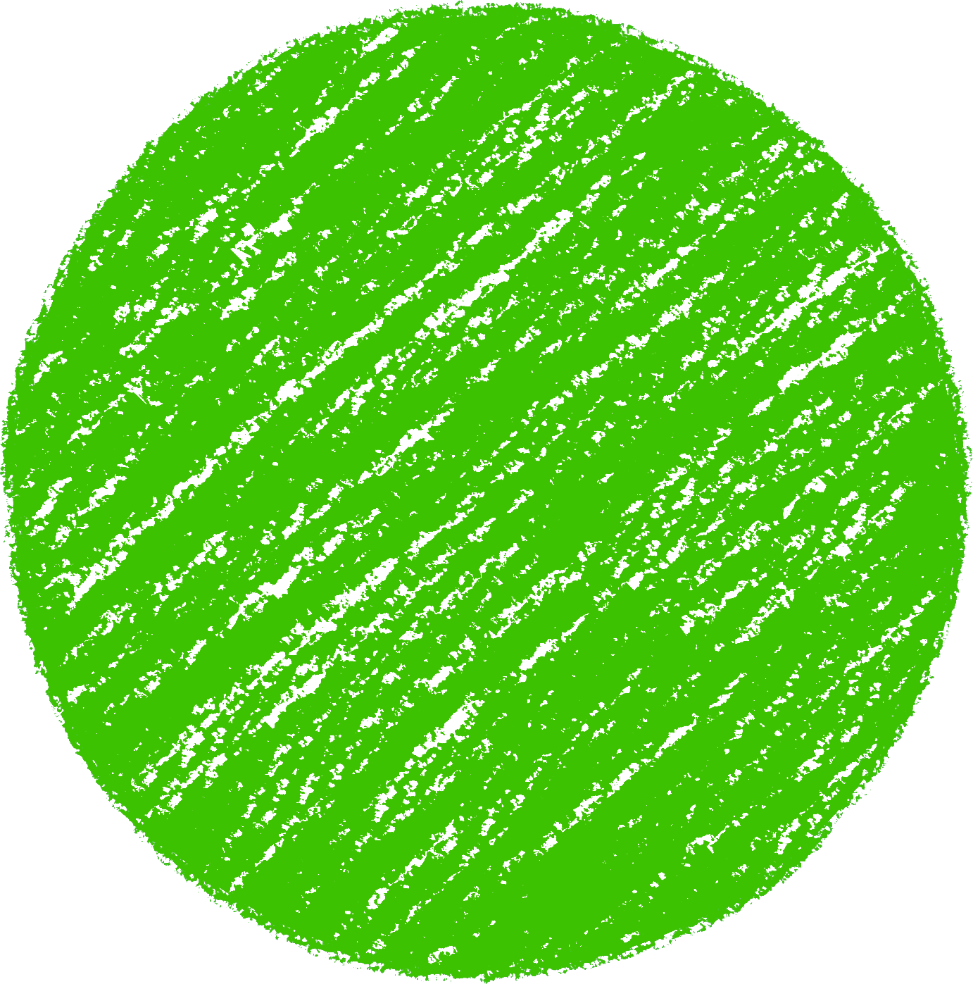 クレヨン塗り背景 緑色 新（グリーン）丸のイラスト sircle_green