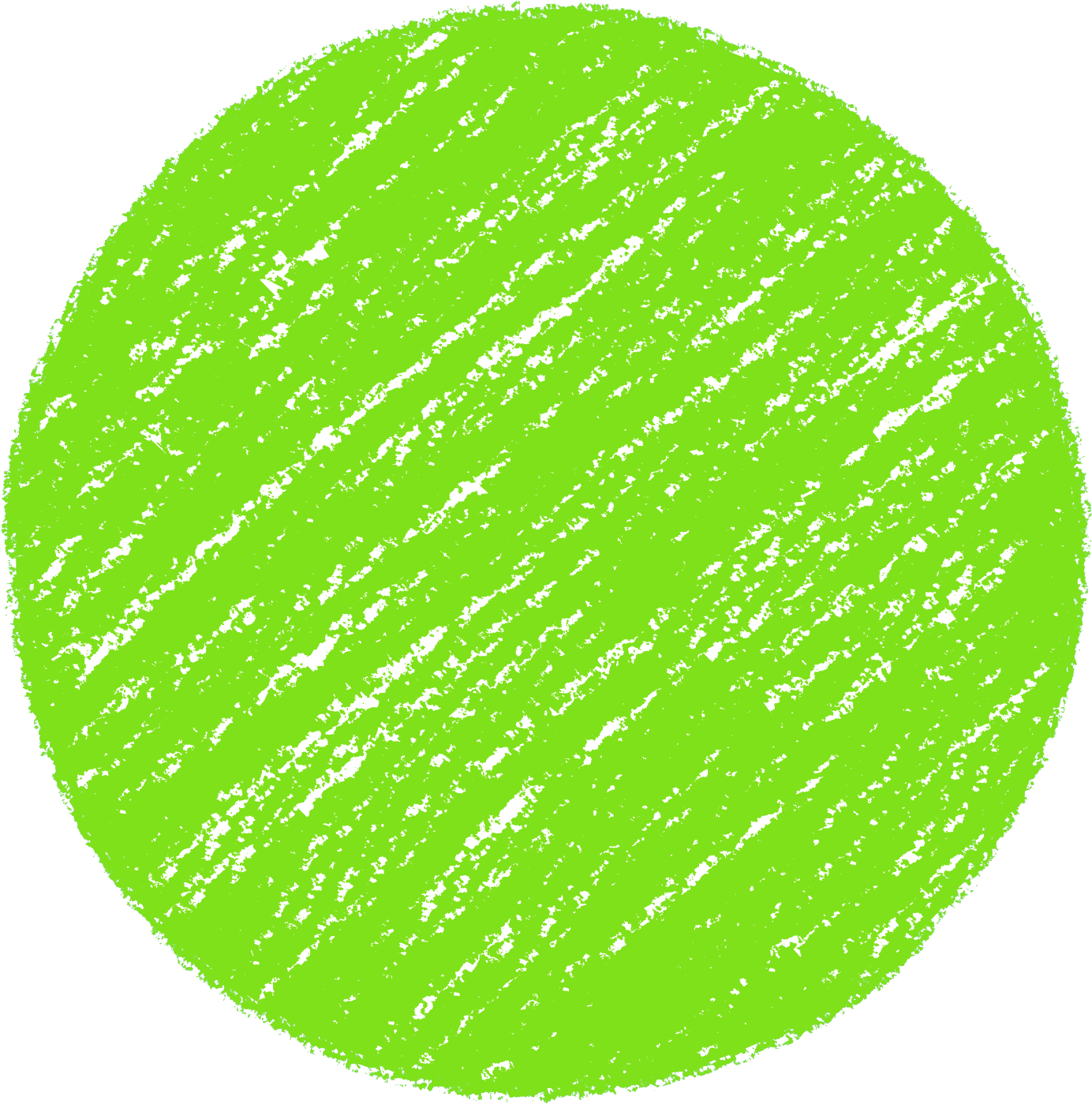 クレヨン塗り背景 黄緑色 新（イエローグリーン）丸のイラスト sircle_yellowgreen