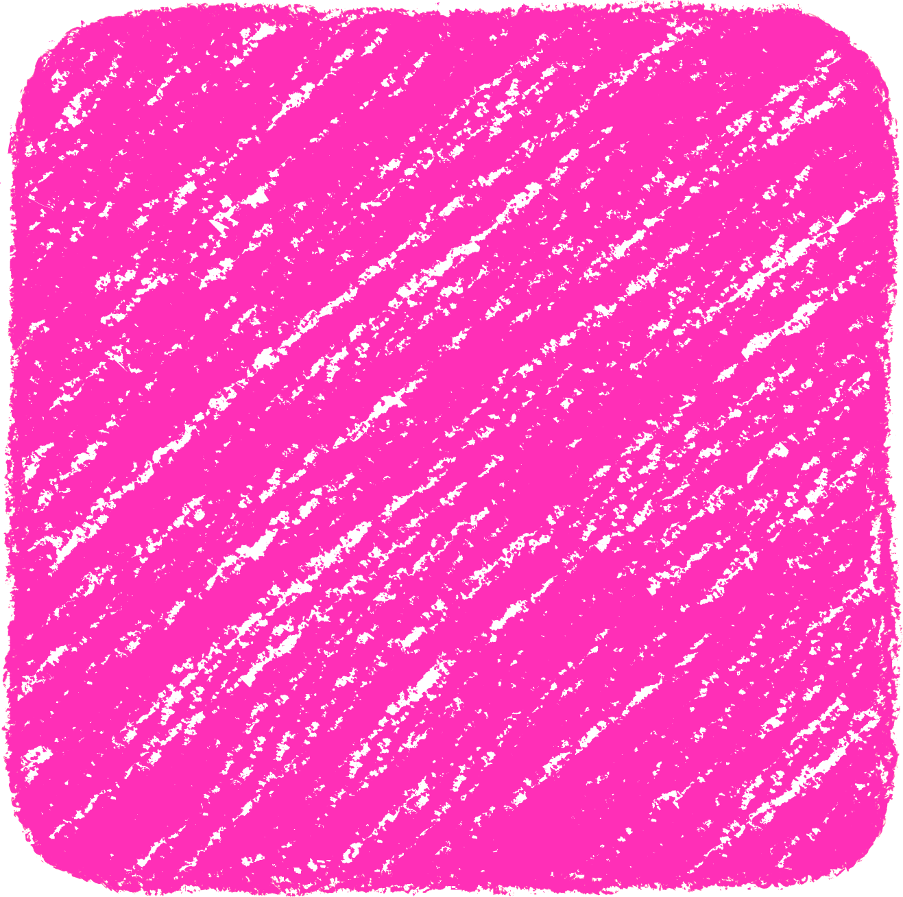 クレヨン塗り 四角 暖色 新ver のイラスト Crayon Fill Square