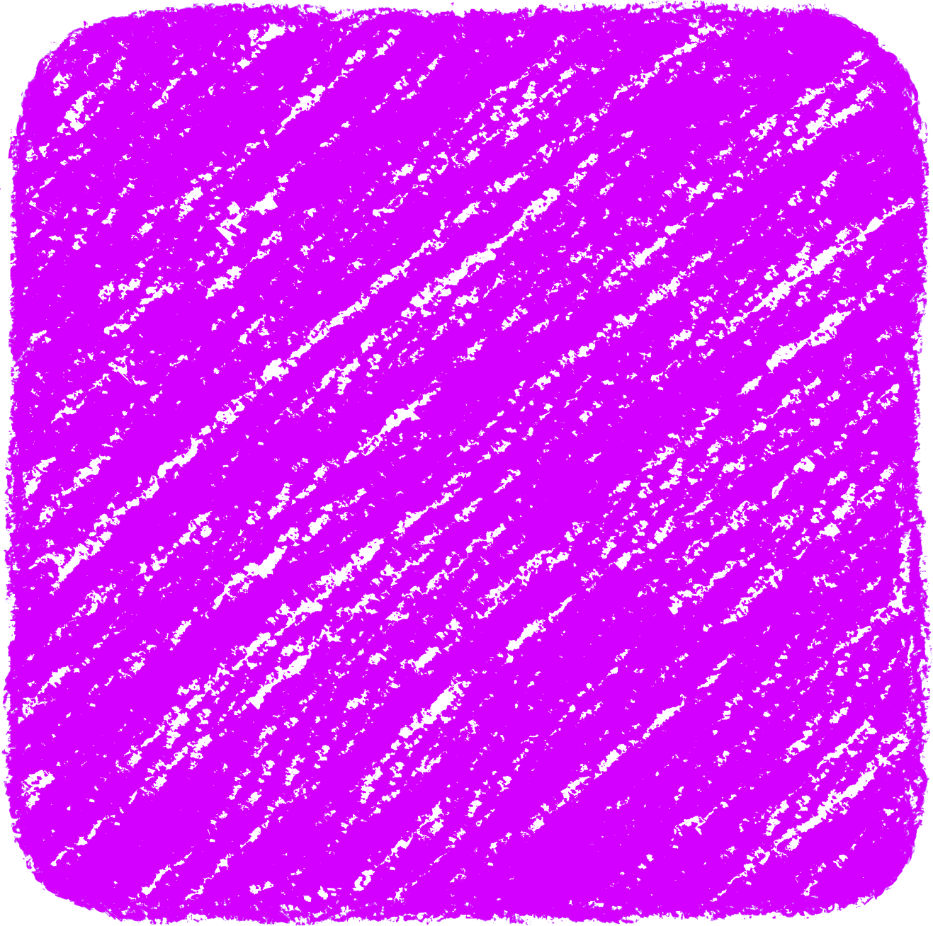 クレヨン塗り背景 紫色 新（パープル）四角のイラスト square_purple