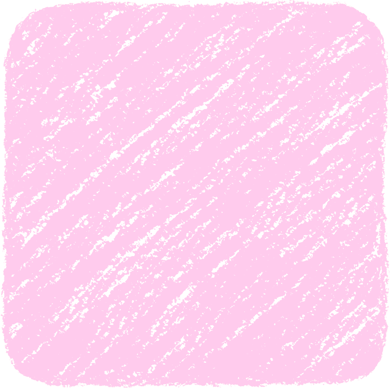 クレヨン塗り背景 パステル 桃色 新（ピンク）四角のイラスト square_pink