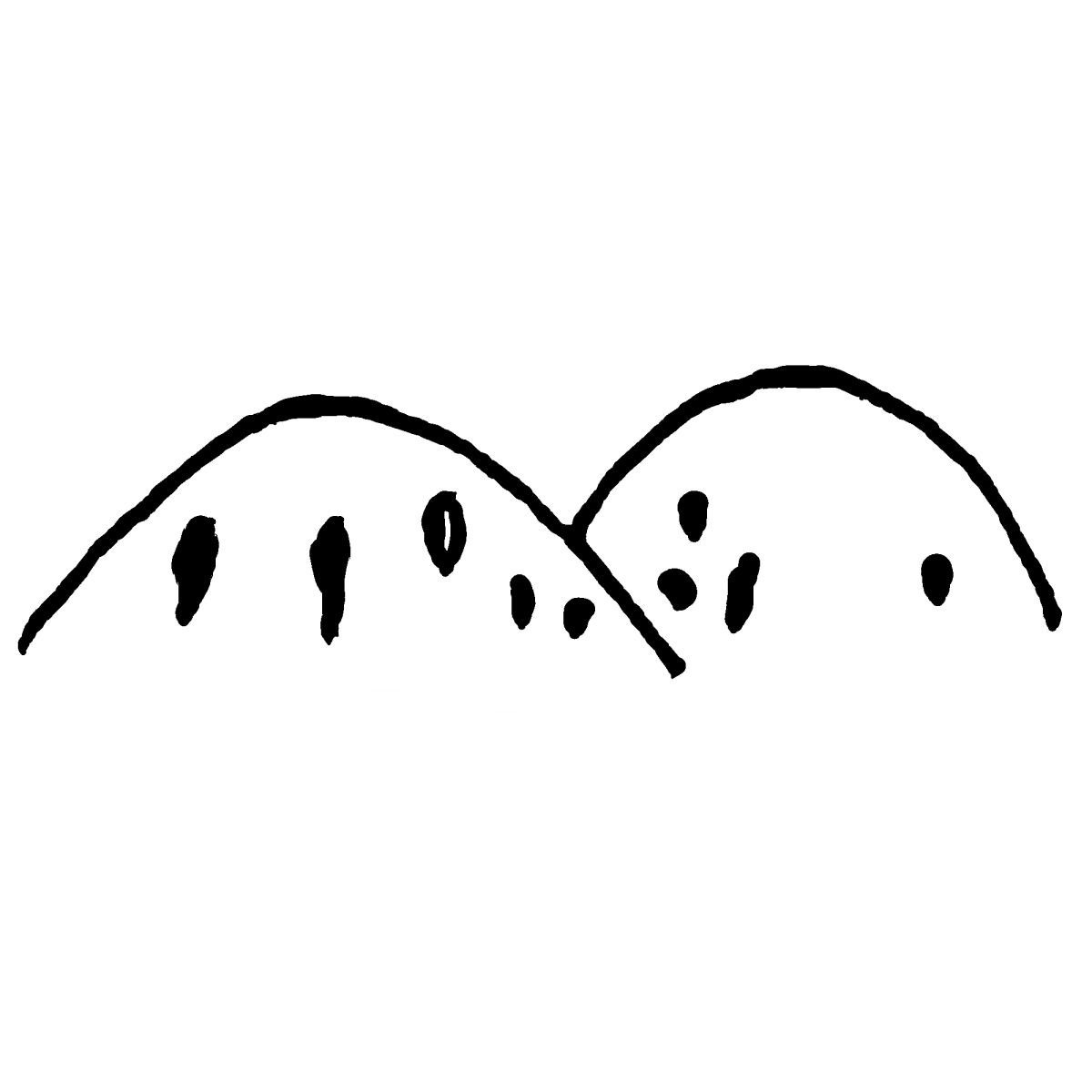 山1のイラスト / Mountain1 Illustration