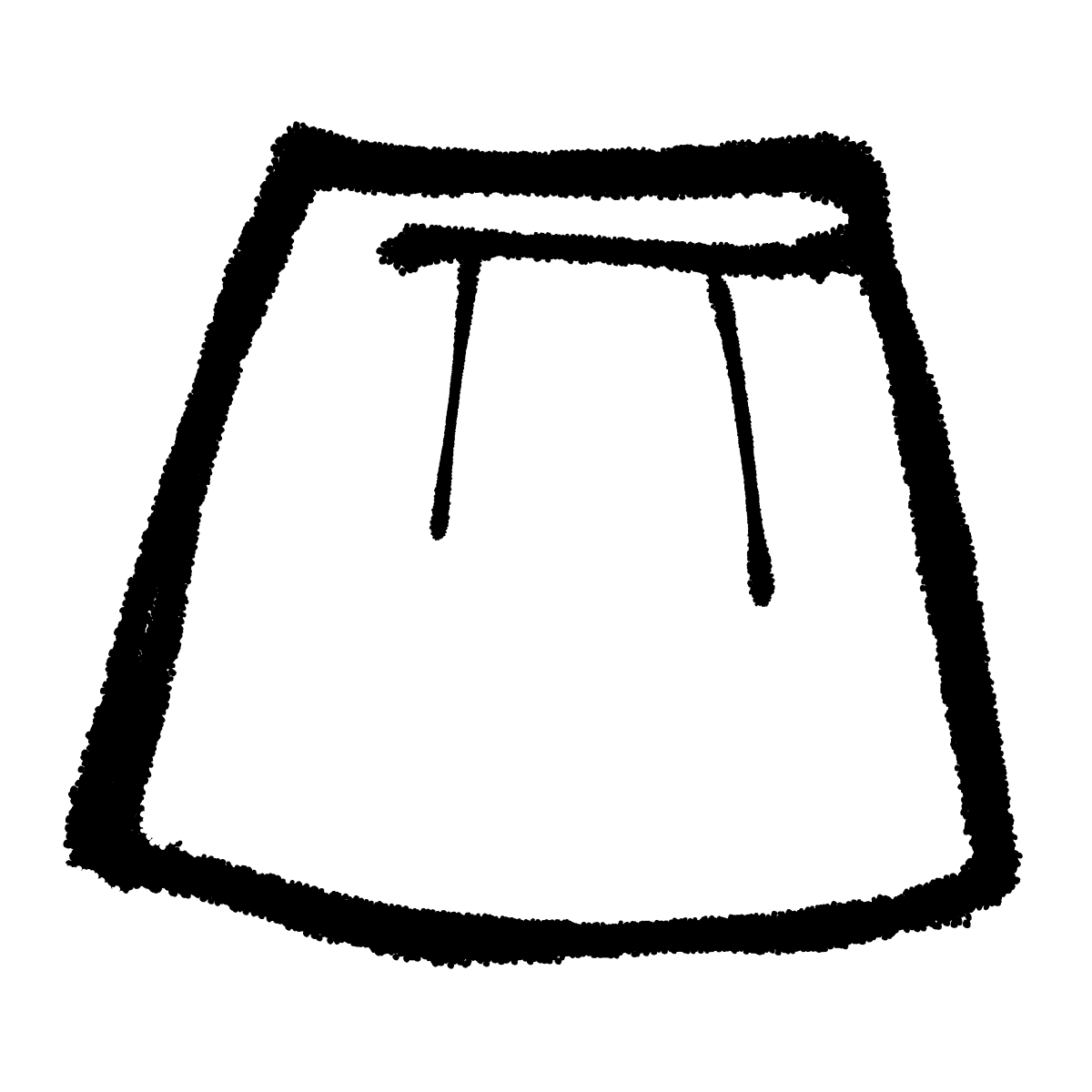 スカートのイラスト Skirt てがきですのb かわいい ゆるい無料イラスト