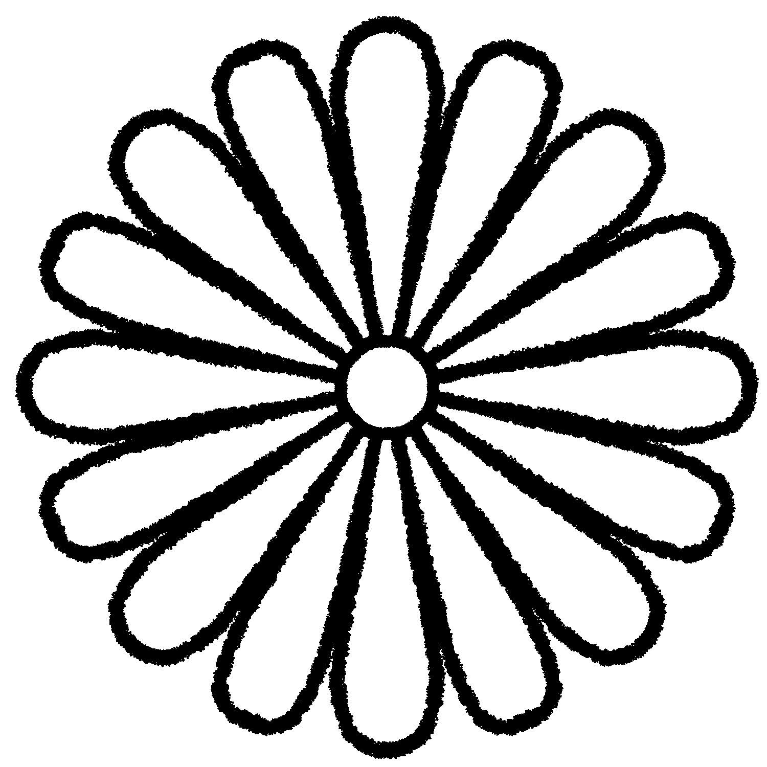菊紋 きくもん 和柄 2種 てがきですのb かわいい ゆるい無料イラスト