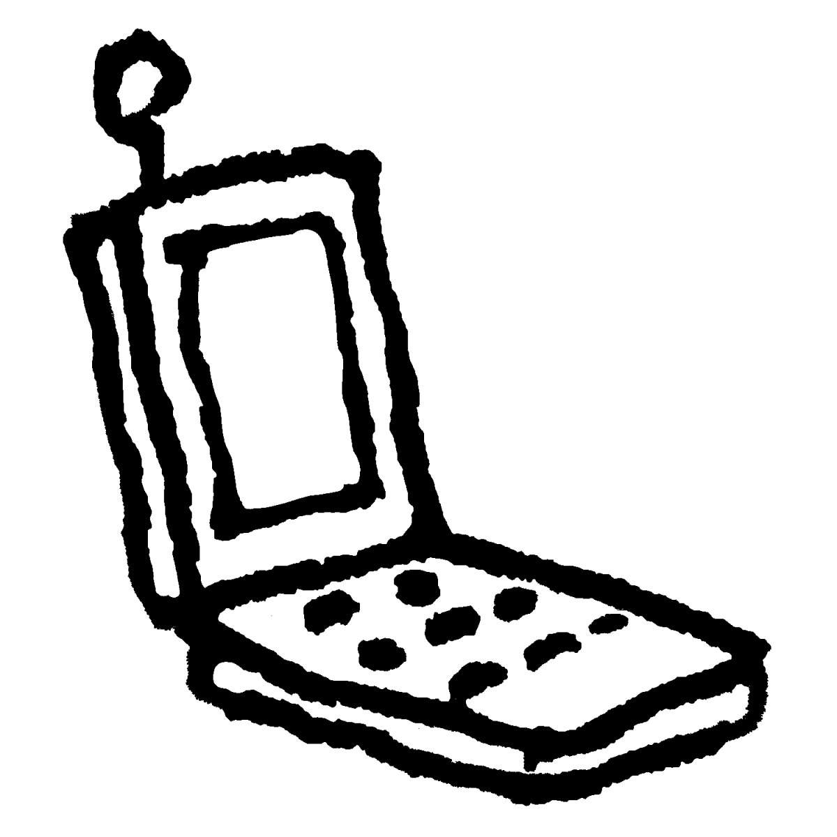 ガラパゴス携帯のイラスト / Flip phone Illustration