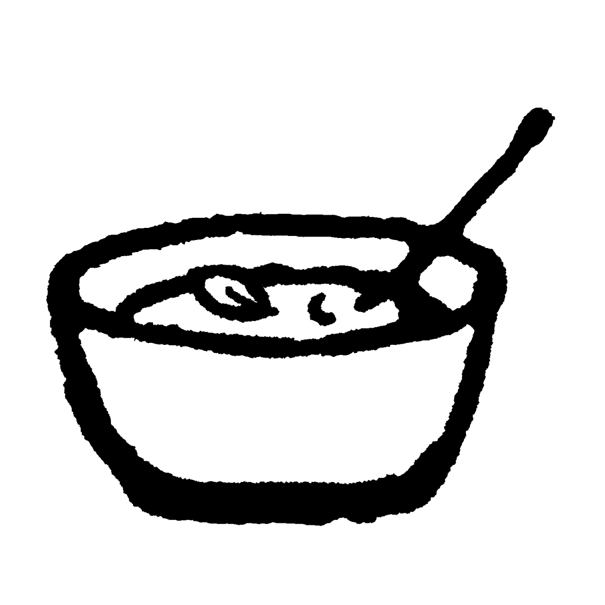 ヨーグルト／汁物（2種）のイラスト / yogurt Illustration
